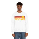 Brooklyn, New York Sweatshirt - Retro Sunset Unisex-3