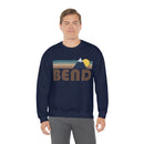 Bend, Oregon Sweatshirt - Fall Retro Mountain Unisex Crewneck Bend Sweatshirt-28