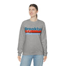 Brooklyn, New York Sweatshirt Retro Bike - Unisex Adult Crewneck Brooklyn Sweatshirt-21