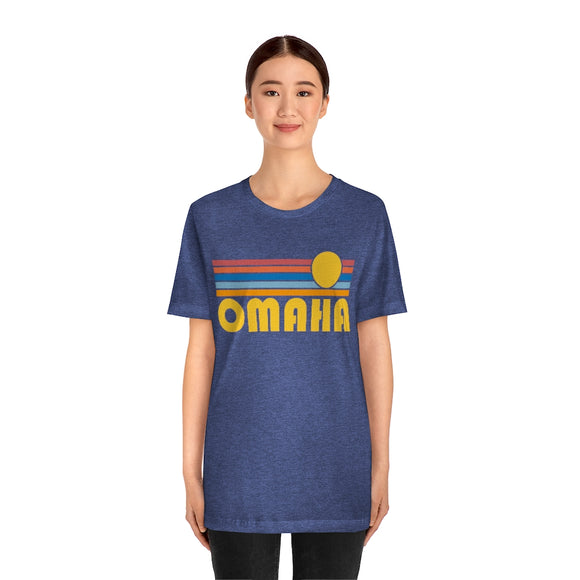 Omaha, Nebraska T-Shirt - Retro Sun Unisex Omaha T Shirt