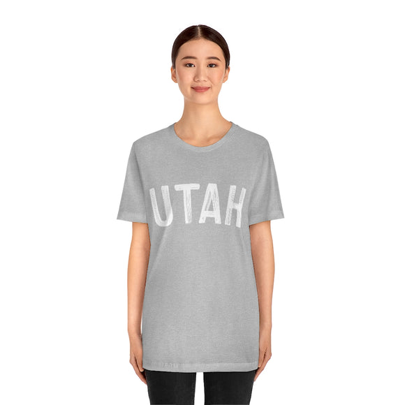 Utah T-Shirt - Paint Text Unisex Utah Shirt