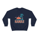 Hawaii Sweatshirt - Unisex Retro Palm Tree Hawaii Crewneck Sweatshirt-1