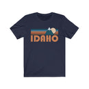 Idaho T-Shirt - Retro Mountain Adult Unisex Idaho T Shirt-7