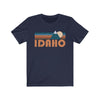 Idaho T-Shirt - Retro Mountain Adult Unisex Idaho T Shirt