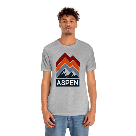 Aspen, Colorado T-Shirt - Retro Mountain Unisex Aspen Shirt