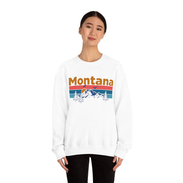Montana Sweatshirt - Mountain & Birds Unisex - 0