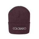 Colorado Beanie - Adult Embroidered Colorado Knit Hat-2