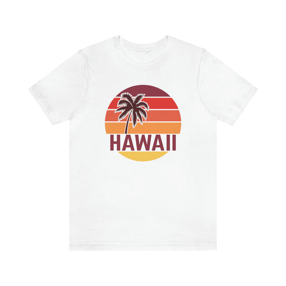 Hawaii T-Shirt - Retro Palm Tree Unisex Hawaii Shirt