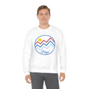 Utah Sweatshirt - Unisex Mountain Lines-4