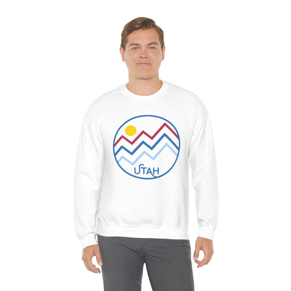 Utah Sweatshirt - Unisex Mountain Lines