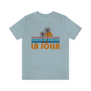 La Jolla, California T-Shirt - Retro Palm Tree Unisex La Jolla Shirt-37