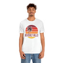 Beverly Hills, California T-Shirt - Retro Palm Tree Unisex Beverly Hills Shirt-4