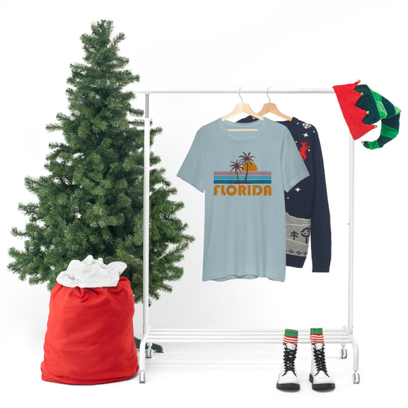 Florida T-Shirt - Retro Palm Tree Unisex Florida Shirt
