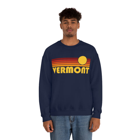 Vermont Sweatshirt - Retro Sunset Unisex