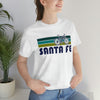 Santa Fe T-Shirt - Retro Mountain Bike Adult Unisex Santa Fe, New Mexico T Shirt