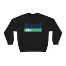 Bend, Oregon Sweatshirt - Retro Trees Unisex-9
