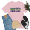 Colorado T-Shirt - Retro Mountain Bike Adult Unisex Colorado T Shirt
