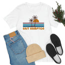 East Hampton, New York T-Shirt - Retro Palm Tree Unisex East Hampton Shirt-16