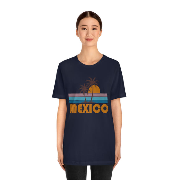 Mexico T-Shirt - Retro Palm Tree Unisex Mexico Shirt