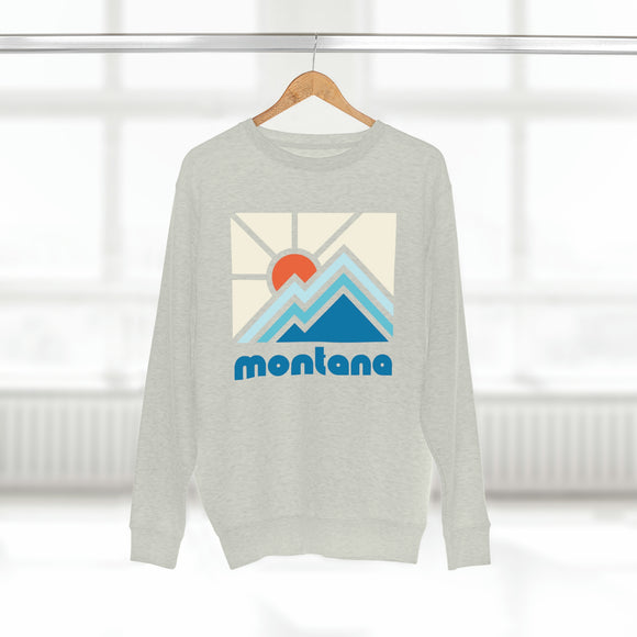 Premium Montana Crewneck Sweatshirt - Retro Unisex Sweatshirt