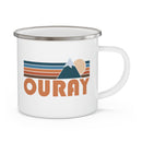 Ouray, Colorado Camp Mug - Retro Mountain Enamel Campfire Ouray Mug-3