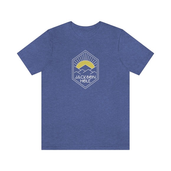 Jackson Hole, Wyoming T-Shirt - Sun Unisex Jackson Hole Shirt