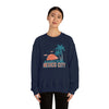 Mexico City, Mexico Sweatshirt - Unisex Retro Palm Tree Crewneck Mexico City Sweatshirt