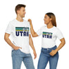 Utah T-Shirt - Retro Mountain Bike Adult Unisex Utah T Shirt