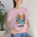 Bend, Oregon T-Shirt - Mountain Illustration Bend Washington Shirt-54