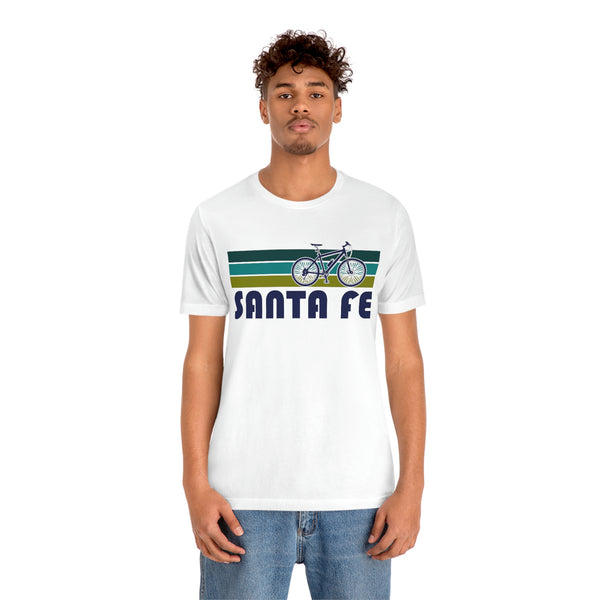 Santa Fe T-Shirt - Retro Mountain Bike Adult Unisex Santa Fe, New Mexico T Shirt