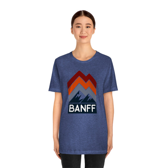 Banff, Canada T-Shirt - Retro Mountain Unisex Banff Shirt