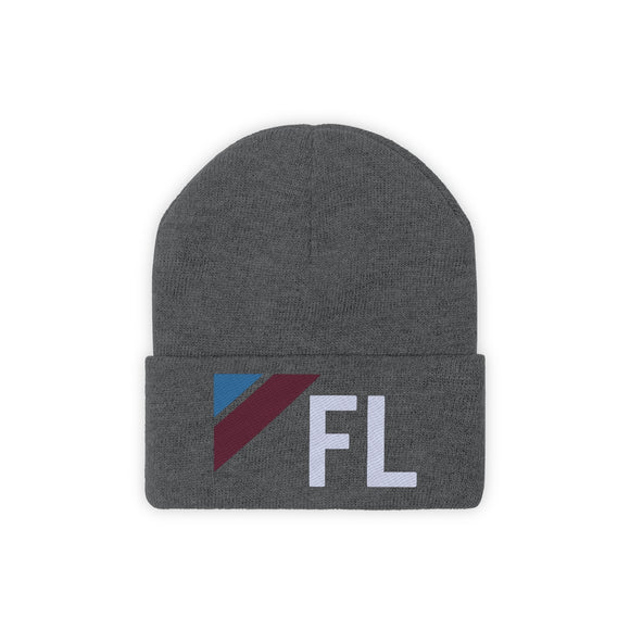 Florida Beanie - Adult Embroidered Retro Florida Knit Hat