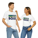 Boise T-Shirt - Retro Mountain Bike Adult Unisex Boise, Idaho T Shirt-18