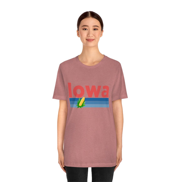 Iowa T-Shirt - Retro Corn Unisex Iowa Shirt