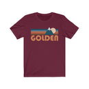 Golden, Colorado T-Shirt - Retro Mountain Adult Unisex Golden T Shirt-7