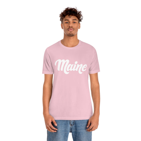 Maine T-Shirt - Hand Lettered Unisex Maine Shirt