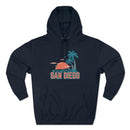 Premium San Diego, California Hoodie - Palm Tree Unisex Sweatshirt-19