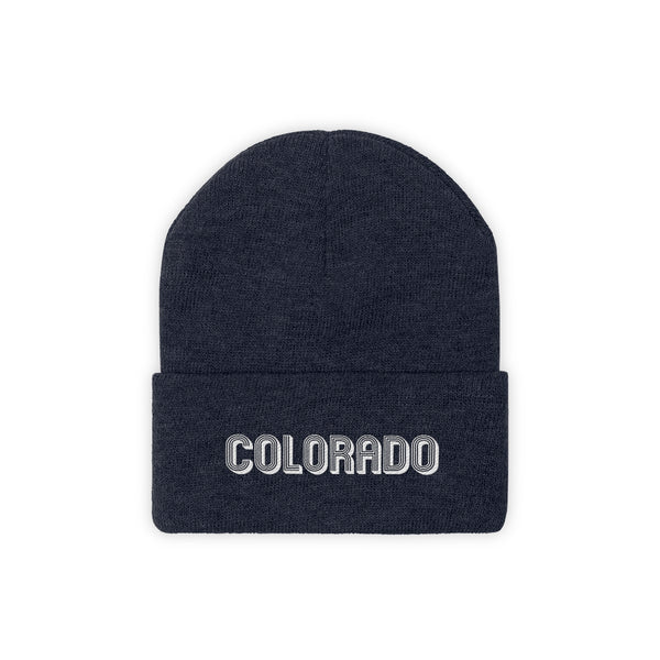 Colorado Beanie - Adult Embroidered Colorado Knit Hat