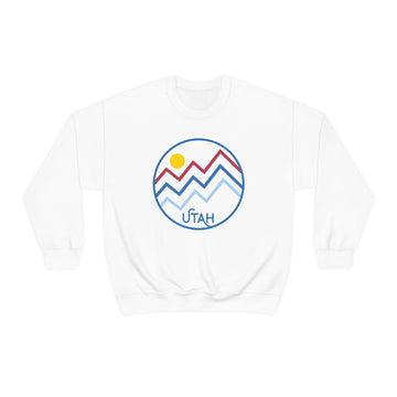 Utah Sweatshirt - Unisex Mountain Lines
