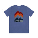 Wyoming T-Shirt - Retro Mountain Unisex Wyoming Shirt-46