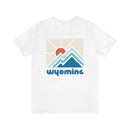 Wyoming Shirt, Wyoming Retro T-Shirt, Colorful Wyoming tee, Wyoming Mountain Shirt-4