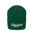 Connecticut Beanie - Adult Hand Lettered Embroidered Connecticut Knit Hat-2