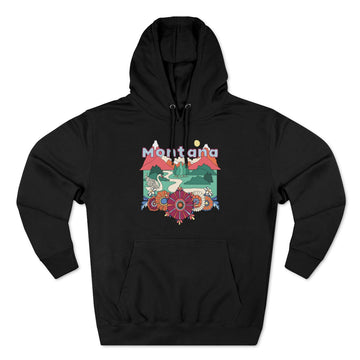 Buy black Premium Montana Hoodie - Boho Unisex Sweatshirt