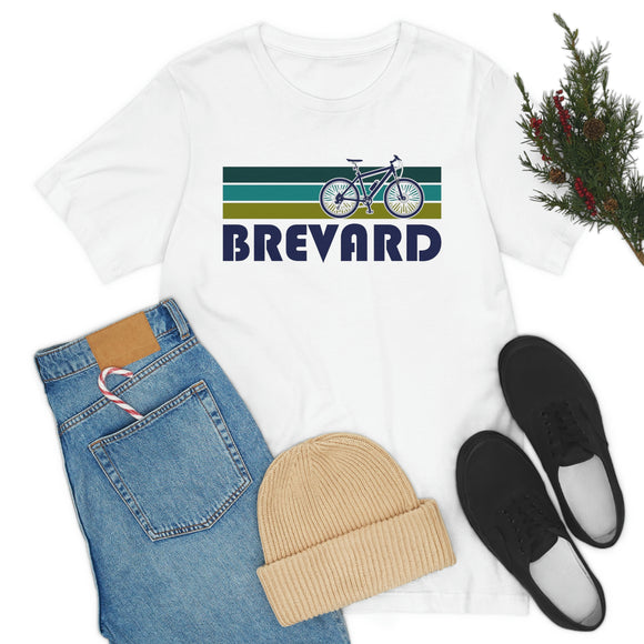 Brevard T-Shirt - Retro Mountain Bike Adult Unisex Brevard, North Carolina T Shirt