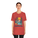 California T-Shirt - Mountain Illustration Unisex California Shirt-58