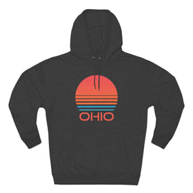 Premium Ohio Hoodie - Retro 80s Unisex Sweatshirt