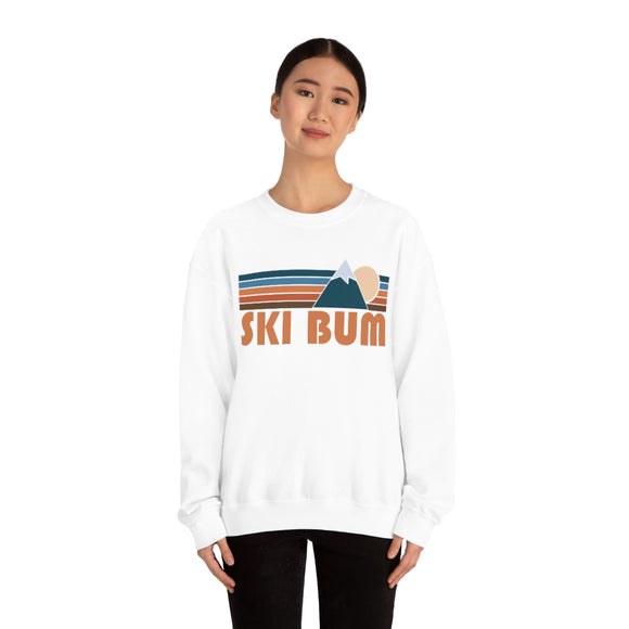 Ski Bum Sweatshirt - Retro Mountain Unisex