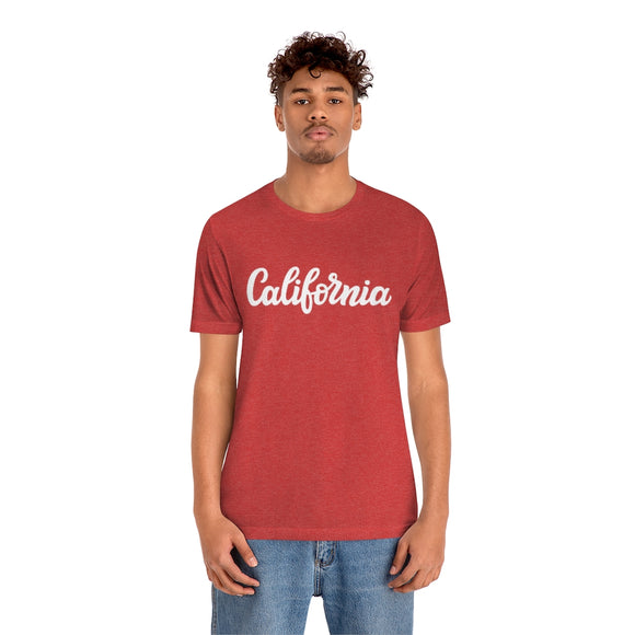 California T-Shirt - Hand Lettered Unisex California Shirt