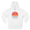 Premium Austin, Texas Hoodie - Retro 80s Unisex Sweatshirt