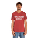 Telluride, Colorado Shirt - Paint Text Unisex Telluride T-Shirt-22
